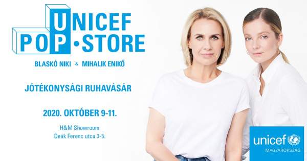 Borítókép: UNICEF: lánygyermekeket támogat Blaskó Niki & Mihalik Enikő gardróbvásárával - fedezd fel elsőként a kincseket!