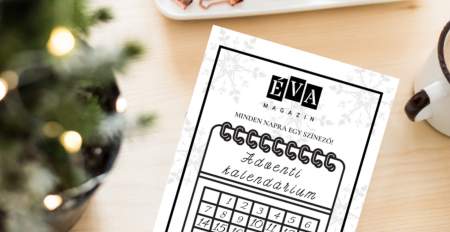 Borítókép: 24+1 oldalas ingyenesen letölthető adventi színező a gyerekek adventi naptárába