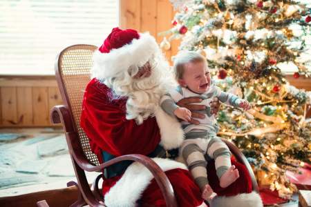 Borítókép: Lehet ezért sírnak, amikor meglátják a télapót? Miért félnek a gyerekek a szakállas bácsiktól?