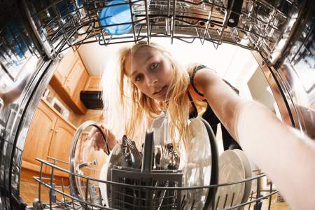 mosogatógép, bepakolás, háztartási tipp