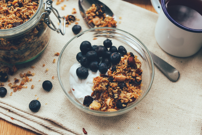 granola, étkezés,