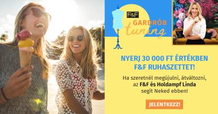 Borítókép: Szerepelj a JOY és az F&F közös műsorában és NYERJ! A GardróbTuningban ezúttal Holdampf Linda segít felfrissíteni a nyári ruhatáradat!