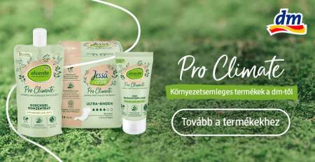 Borítókép: Kis lépések, nagy hatás: a dm környezetsemleges termékeket fejlesztett