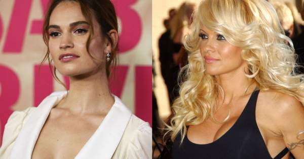 Borítókép: Megérkezett az első fotó: Íme Lily James Pamela Andersonként