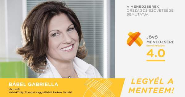 Borítókép: "A vezetés a legnagyobb szolgálat" - Bábel Gabriella