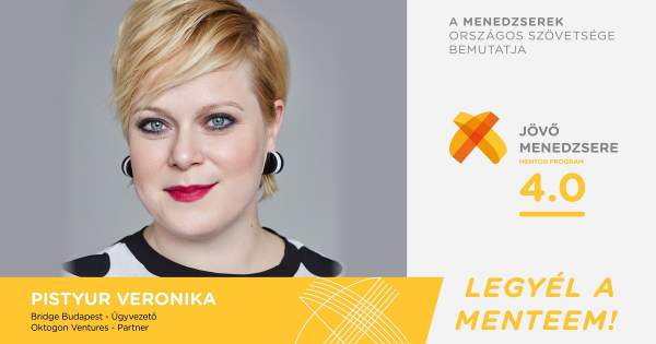 Borítókép: "Egy mentori viszony, ha jól működik, komoly katalizátor" -Pistyur Veronika