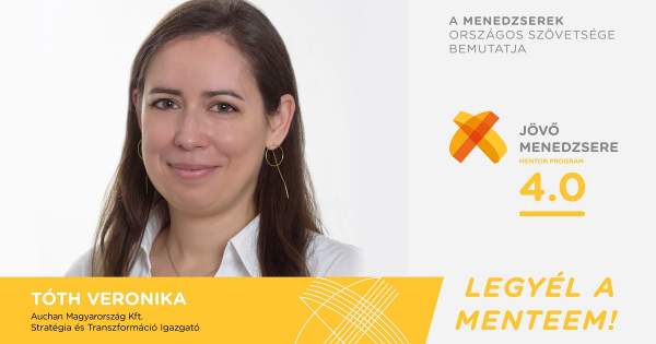 Borítókép: "A vezetői stílus a tanultakból, a tapasztalatból és a személyiségből forrja ki magát" - Tóth Veronika