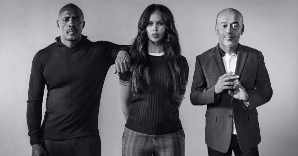 Borítókép: Idris Elba és felesége szupermenő jótékonysági cipőkollekciót dobott piacra Christian Louboutinnal