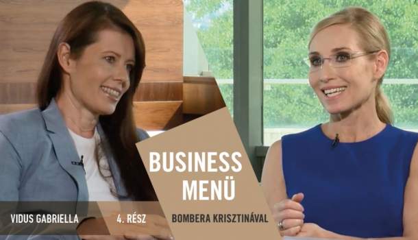 Borítókép: Business Menü Bombera Krisztinával 4. rész - Vidus Gabriella