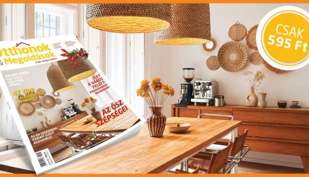 Borítókép: Színekkel és csupa természetes szépséggel vár az Otthonok&Megoldások magazin őszi száma