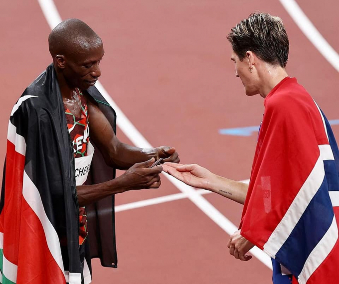 Jakob Ingebrigtsen, Timothy Cheruiyot