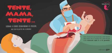 Borítókép: Tente, mama, tente…óriásplakáton emlékeznek azokra a covidban elhunyt kismamákra, akik soha nem ölelhették meg babájukat 