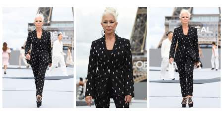 Borítókép: A 76 éves Helen Mirren volt a párizsi kifutó szenzációja
