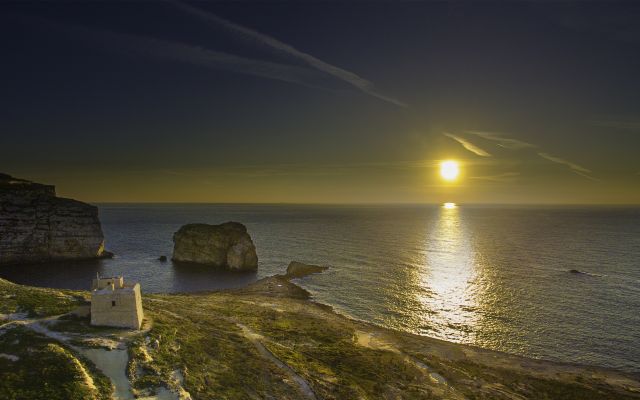 Kilátás Gozo szigetéről