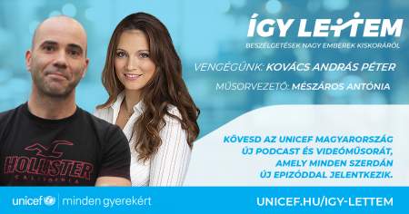 Borítókép: Kovács András Péter, humorista, az Unicef podcastjának vendége:„Nekem az élet a préda szerepét dobta”