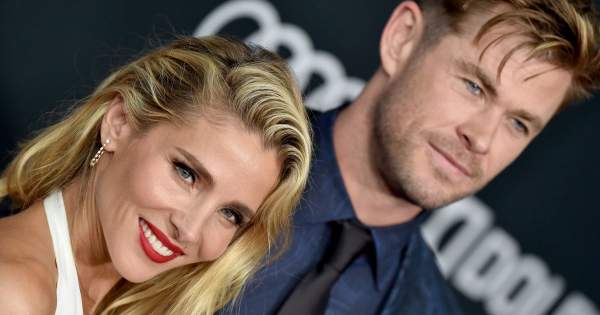 Borítókép: Chris Hemsworth felesége kaotikus családi fotót posztolt, felszántotta vele a netet