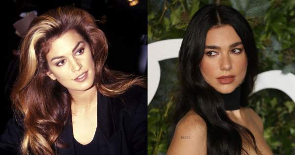 Borítókép: Két nő, egy ruha: Cindy Crawford után 30 évvel Dua Lipa is ugyanazt a darabot viselte - na de kinek állt jobban?