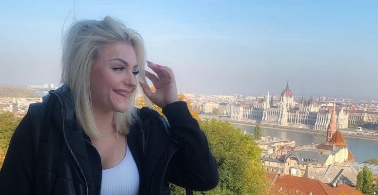 Borítókép: Domonkos Fruzsina: A lány, aki kitáncolt a halál torkából