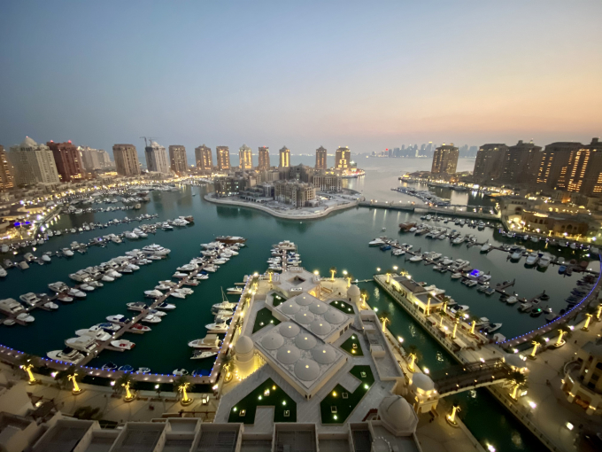 Doha, Qatar, kilátás, ultrafutás, futás melegben