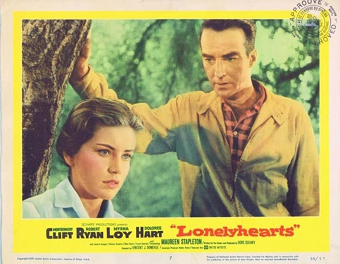 Az 1958-as Lonelyhearts című filmben Montgomery Clift oldalán.