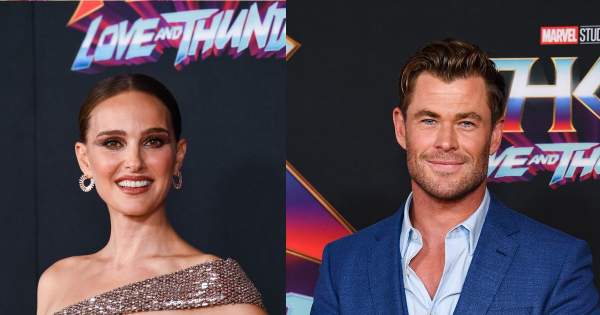 Ellopták a showt! Natalie Portman ragyogó szettben, Chris Hemsworth elegáns kék öltönyben érkezett a vörös szőnyegre