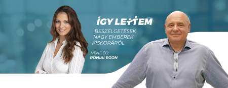 Borítókép: Rónai Egon:„Remélem, a gyerekeim nem úgy emlékeznek majd vissza, hogy soha nem voltam velük, mert ezt nagy igazságtalanságnak élném meg.”
