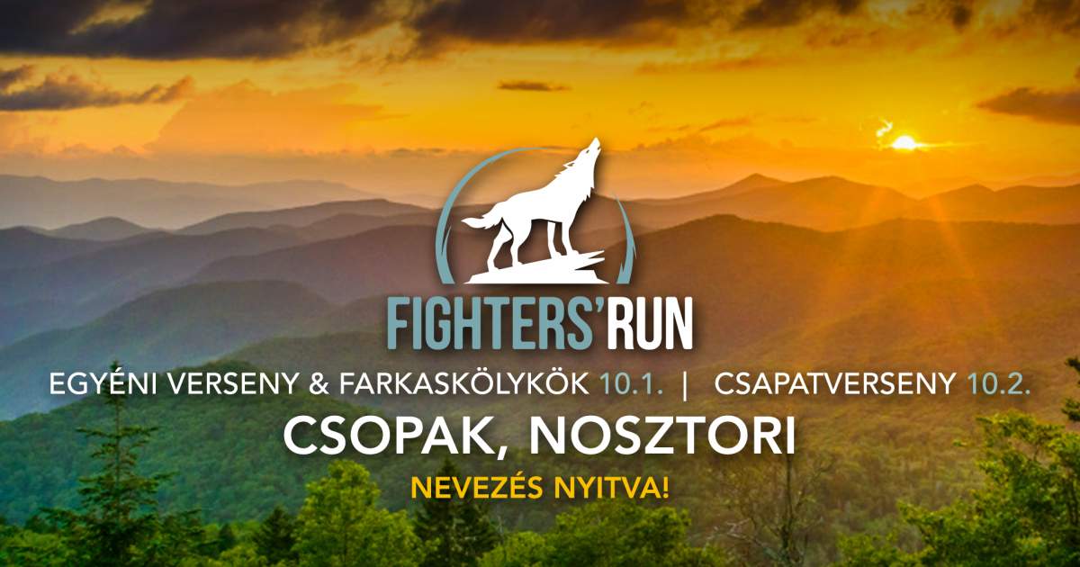 Borítókép: Futás, kihívások, csapatszellem - jön a Fighters’ Run őszi versenye a Balaton-felvidéken