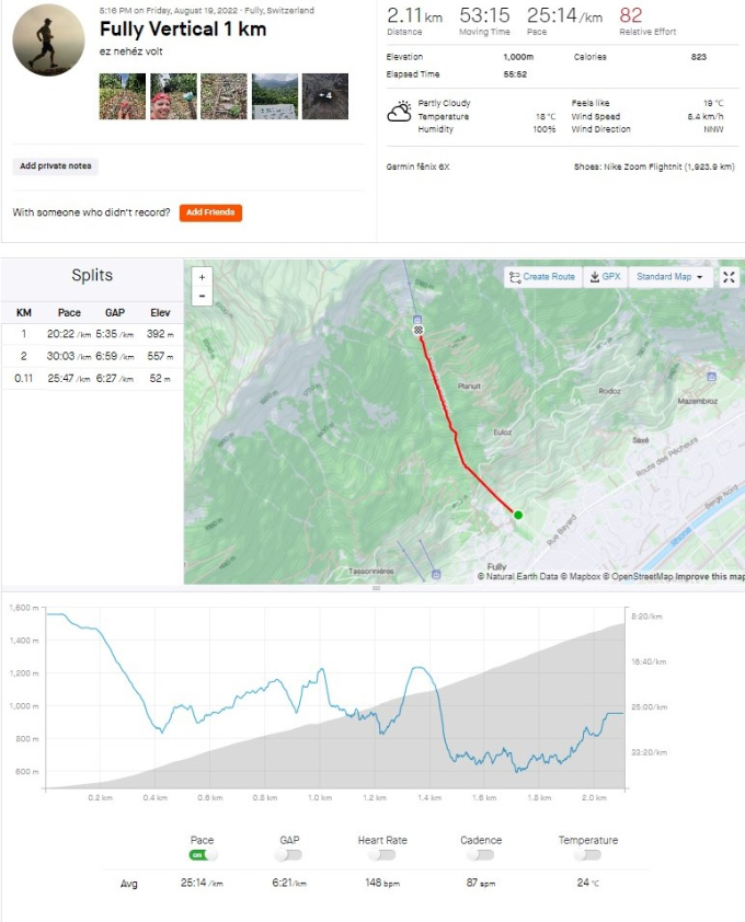 terepfutás, fully vertical, svájc, strava,