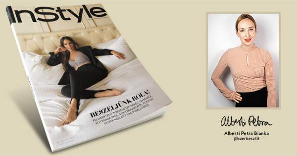 Borítókép: Megjelent az InStyle őszi lapszáma, címlapon a gyönyörű Annoni Zitával