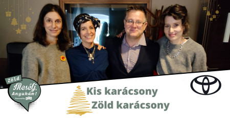 Borítókép: Kis karácsony, zöld karácsony, avagy hogyan ünnepeljünk tudatosabban? Mesélj, Anyukám! ZÖLD különkiadás