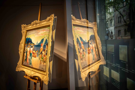 Borítókép: Színek a szürke decemberben: a 80 évig eltűntnek hitt festményt megtalálták és most bárki meg is nézheti!