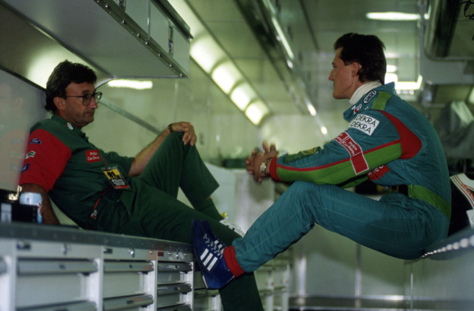 Eddie Jordan és Michael Schumacher