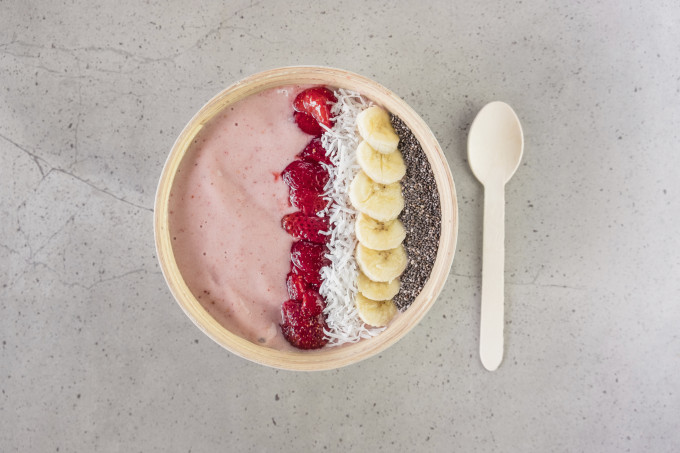 smoothie bowl, smoothie, egészséges táplálkozás,
