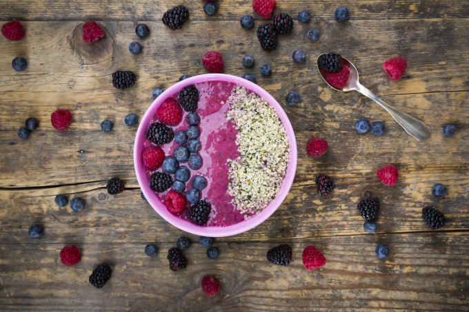 smoothie bowl, smoothie, egészséges táplálkozás,
