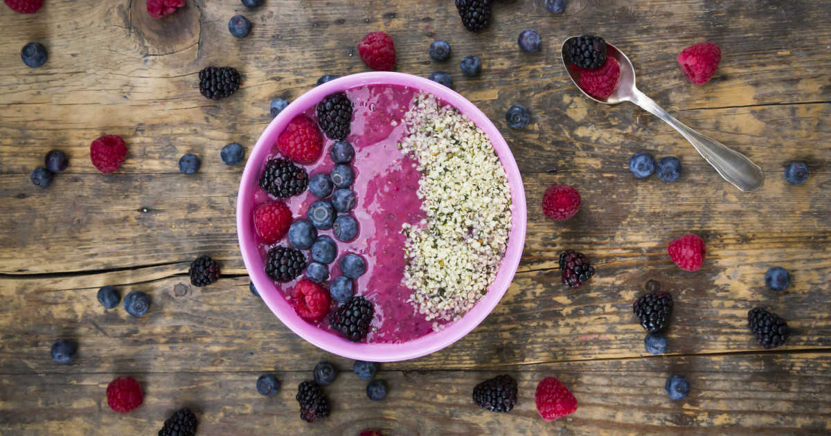 smoothie tál, smoothie bowl, futás előtti snack, táplálkozás,