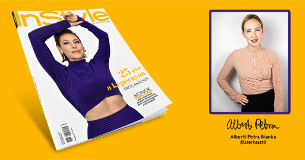 Borítókép: Megjelent az InStyle tavaszi, IKON lapszáma, címlapon Erős Antónia
