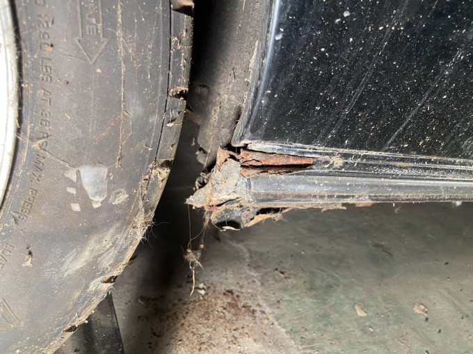 BMW 3.0 CS barn find rozsda