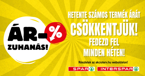 Borítókép: Folytatódik az Árzuhanás a SPAR-nál