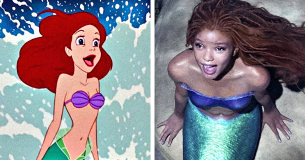 Borítókép: A kis hableány készítői valóban nagyot hibáztak? Így néznek ki a Disney-hercegnők a rajzfilmekben az élőszereplős verziókban
