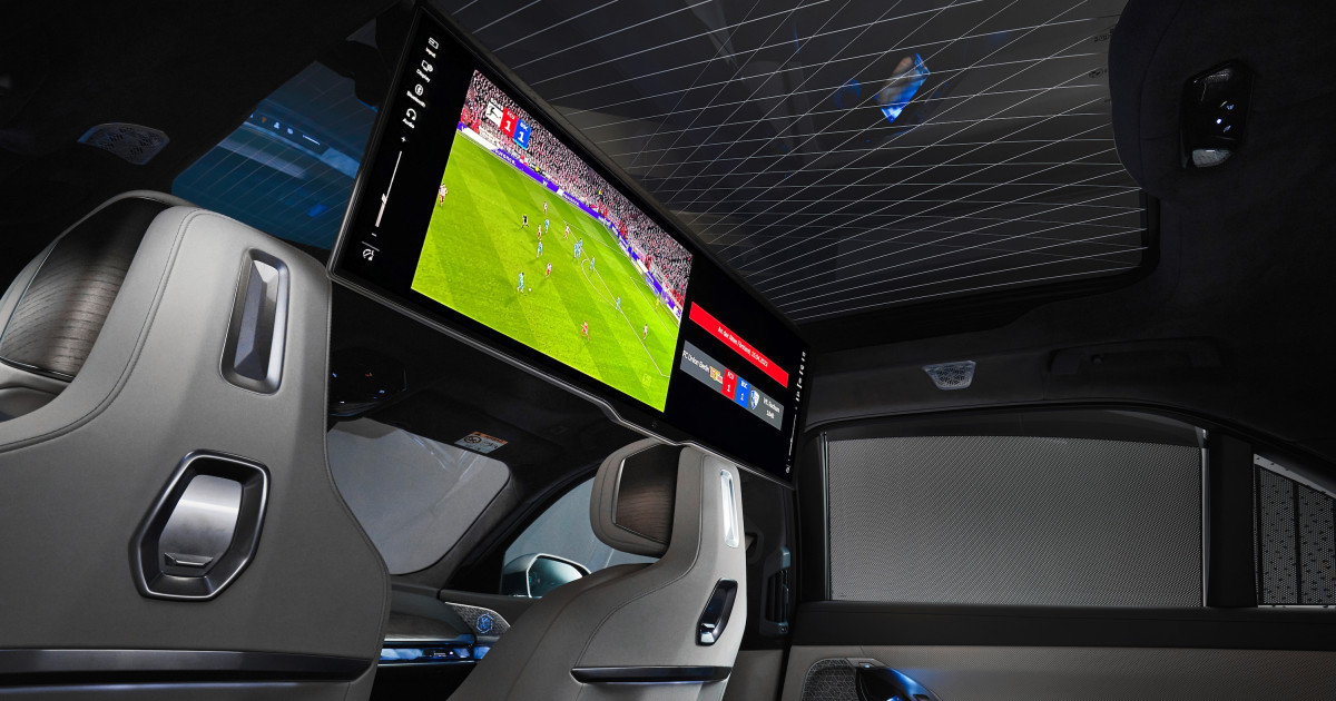 Bundesliga-meccsek a BMW képernyőjén