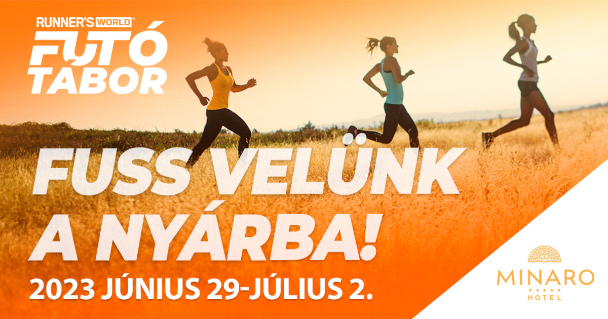 Borítókép: Szeretettel várunk a Runner's World nyári futótáborába, ami már 15. lesz a sorban!
