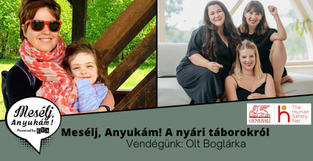 Borítókép: Mesélj, Anyukám a nyári táborokról!  - podcast-beszélgetés