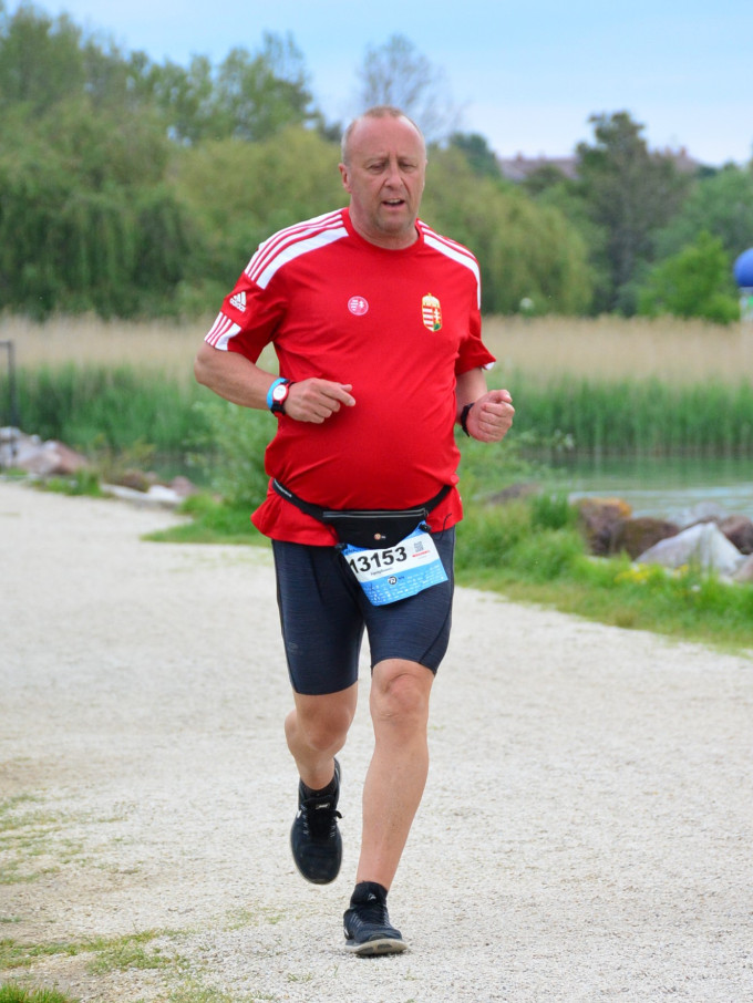 Kopcsay Péter lelkes hobbifutó is