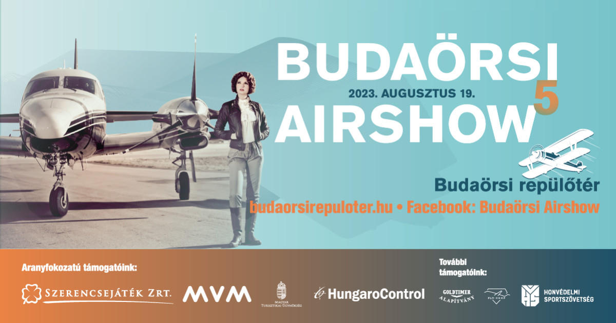 Szállj velünk a Budaörsi Airshow-n augusztus 19-én!