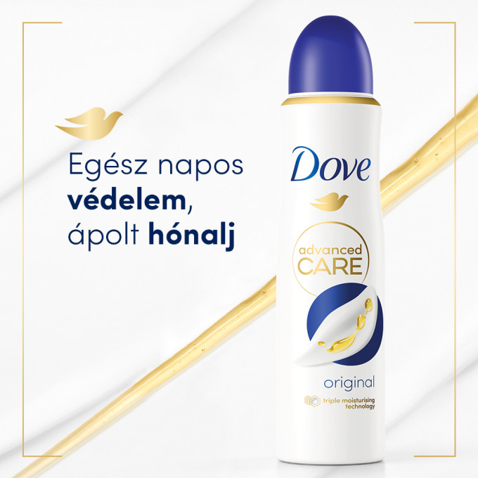 Kattints a képre és fedezd fel a Dove Advanced Care Original izzadásgátló termékeket!