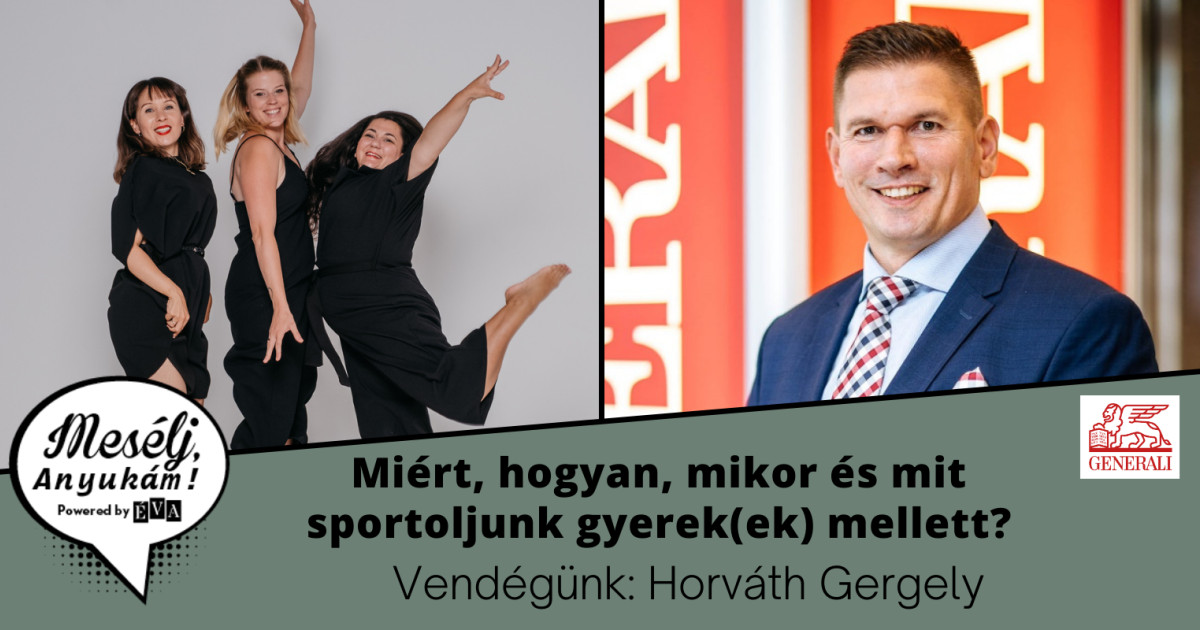 Borítókép: Horváth Gergely alapítványi vezető, egykori olimpikon, háromgyermekes apuka mesél