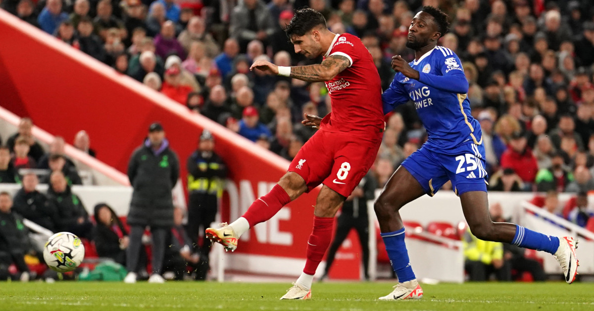 Szoboszlai lő gólt a Leicester ellen