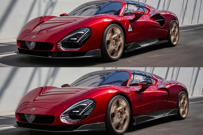 Alfa Stradale vs. Stephenson szemből