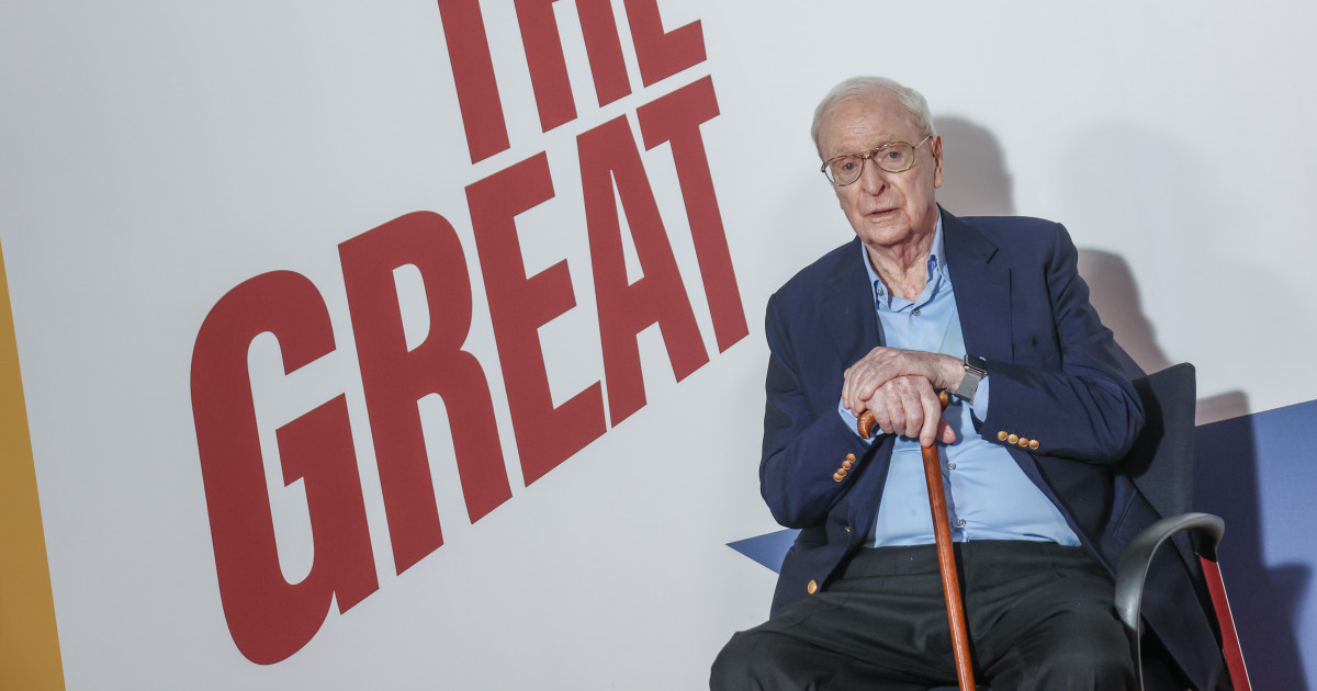 Michael Caine a The Great Escaper premierjén