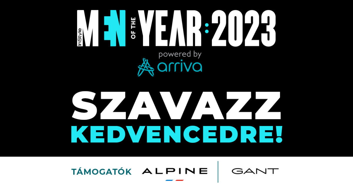 InStyle Men of the Year 2023 - Szavazz te is a kedvenc jelöltjeidre!